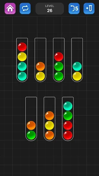 Ball Sort Puzzle - Color Game  [МОД Mega Pack] Screenshot 1