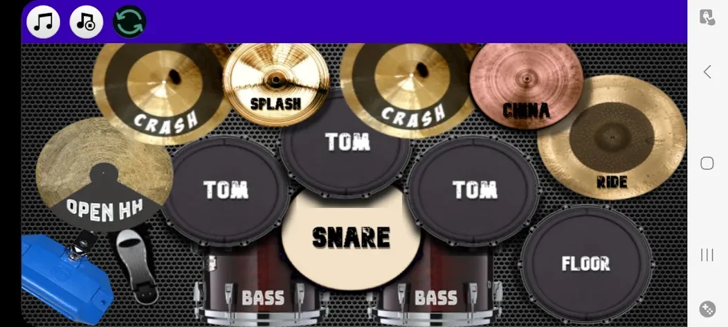 Drum Studio: Bateria Virtual (Драм студио)  [МОД Бесконечные монеты] Screenshot 1