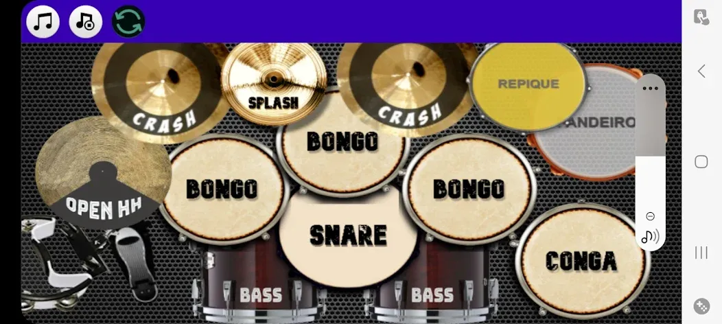 Drum Studio: Bateria Virtual (Драм студио)  [МОД Бесконечные монеты] Screenshot 3