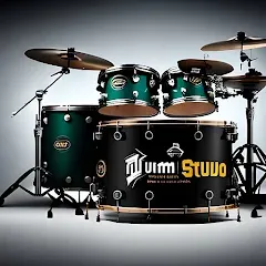 Скачать взлом Drum Studio: Bateria Virtual (Драм студио)  [МОД Бесконечные монеты] - стабильная версия apk на Андроид