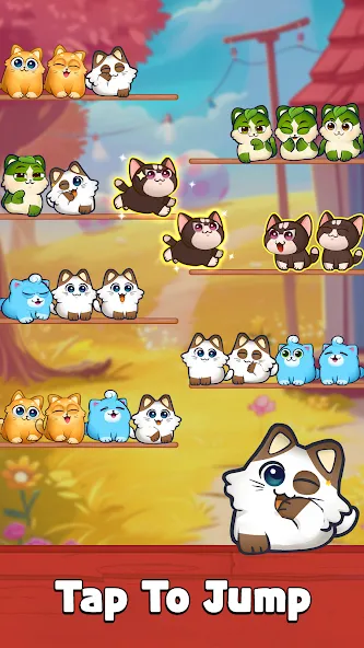 Cat Sort Puzzle: Cute Pet Game  [МОД Menu] Screenshot 2