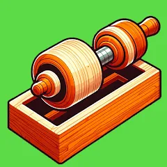 Взломанная Woodturning (Вудтурнинг)  [МОД Много монет] - полная версия apk на Андроид