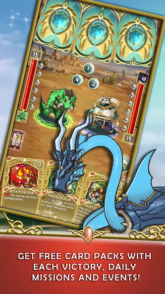 Crystal Soul - TCG Card Battle  [МОД Бесконечные деньги] Screenshot 5