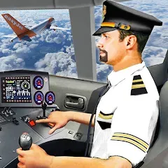 Взломанная Plane Pilot Flight Simulator (Плейн Пилот Флайт Симулятор)  [МОД Menu] - стабильная версия apk на Андроид