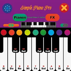Взлом Simple Piano Pro (Симпл Пиано Про)  [МОД Бесконечные деньги] - последняя версия apk на Андроид