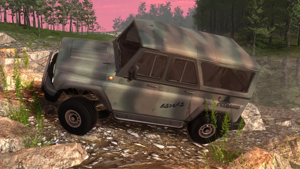Offroad 4x4 Russian: Uaz Niva (Оффроуд 4х4 Русский)  [МОД Много монет] Screenshot 2