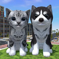 Взлом Cute Cat And Puppy World (Кьют Кэт Энд Паппи Ворлд)  [МОД Бесконечные монеты] - стабильная версия apk на Андроид