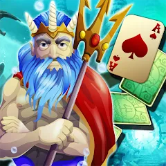 Взломанная Solitaire Atlantis (олитэр Атлантис)  [МОД Menu] - последняя версия apk на Андроид