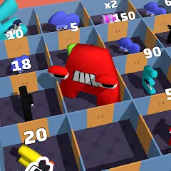 Взлом Alphabet Battle: Room Maze (Алфавит батл)  [МОД Много монет] - последняя версия apk на Андроид