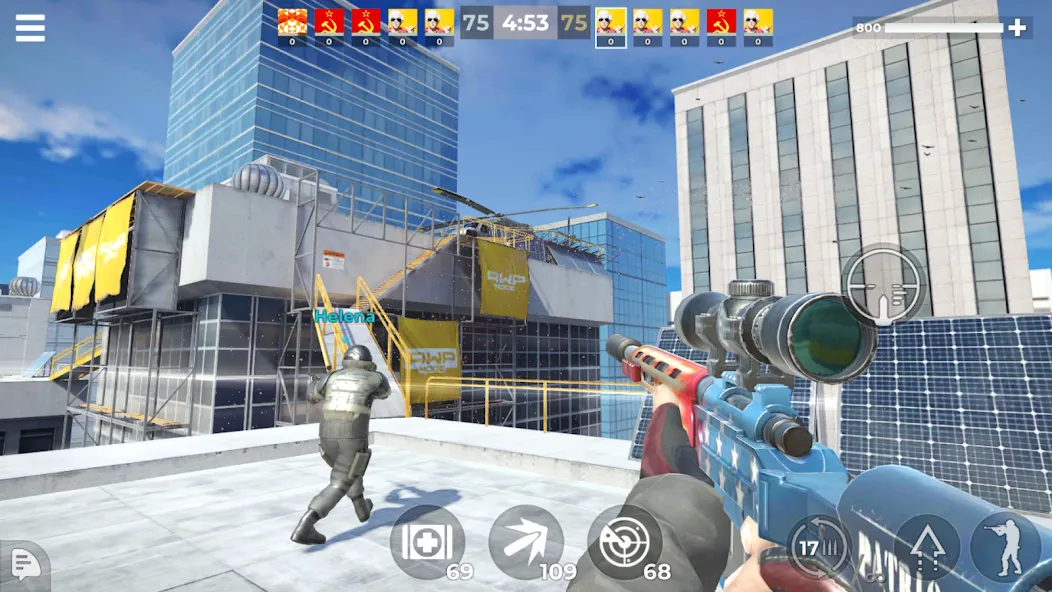 AWP Mode: Online Sniper Action (ЭЙВИПИ Режим)  [МОД Unlimited Money] Screenshot 1