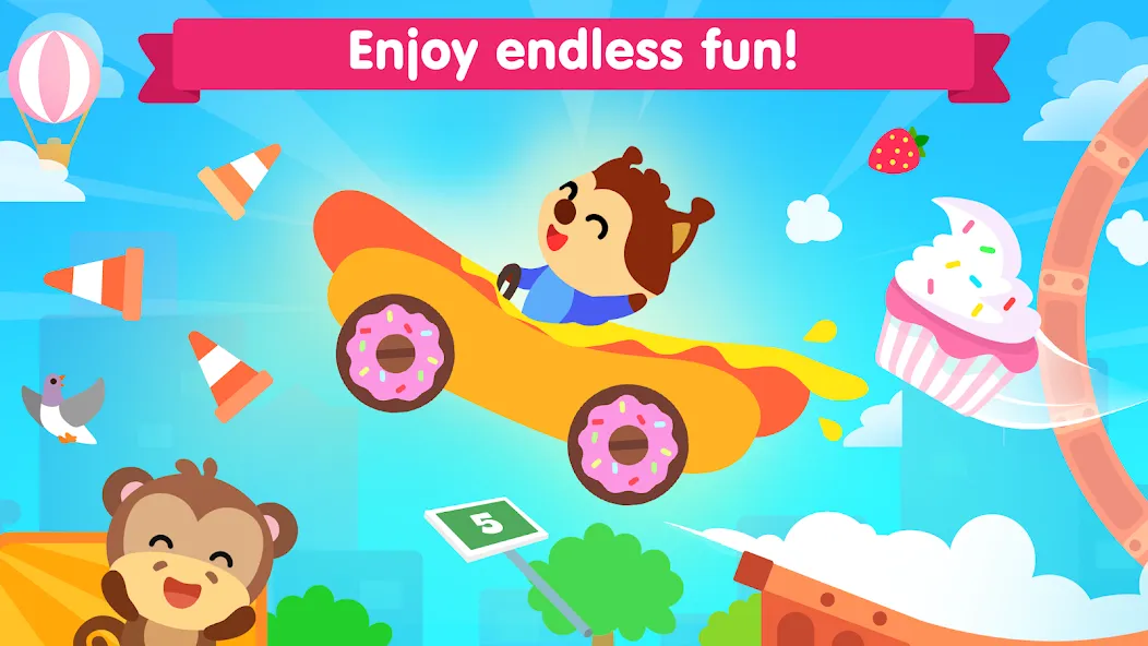 Car games for kids & toddler  [МОД Много денег] Screenshot 3