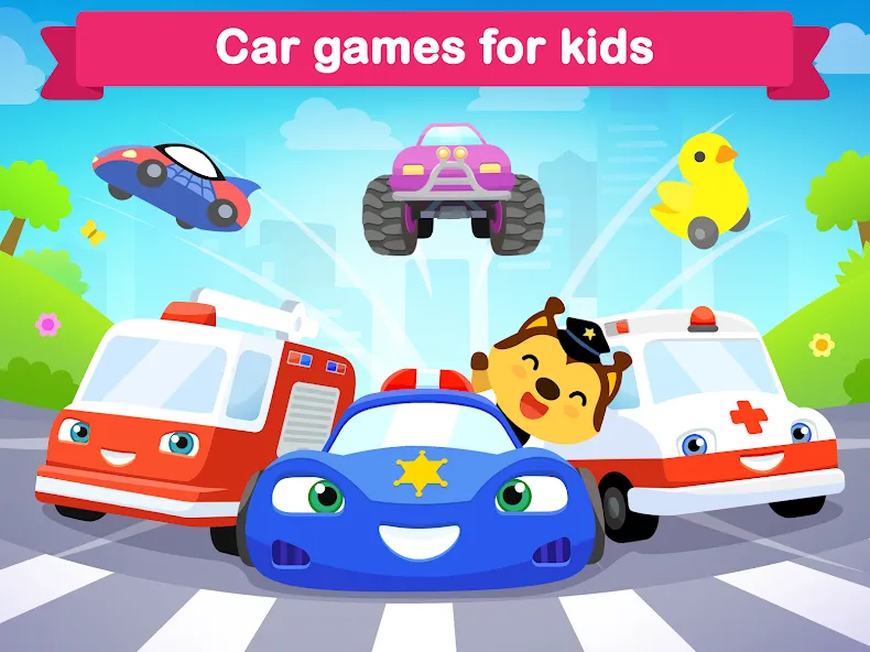 Car games for kids & toddler  [МОД Много денег] Screenshot 5