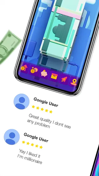 Money cash clicker  [МОД Unlimited Money] Screenshot 2