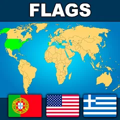 Взлом Geography: Flags Quiz Game  [МОД Menu] - полная версия apk на Андроид