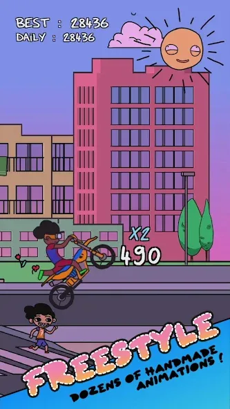 Summer Wheelie (Саммер Уили)  [МОД Много монет] Screenshot 3