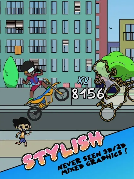 Summer Wheelie (Саммер Уили)  [МОД Много монет] Screenshot 5