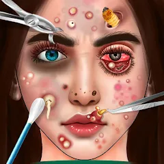 Скачать взлом ASMR Doctor Makeup Salon games (АСМР)  [МОД Бесконечные монеты] - полная версия apk на Андроид