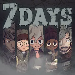 Взломанная 7Days! : Mystery Visual Novel  [МОД Много денег] - полная версия apk на Андроид