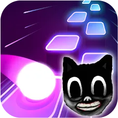 Скачать взлом Cartoon cat - Hop tiles rush (Картун кэт)  [МОД Меню] - полная версия apk на Андроид