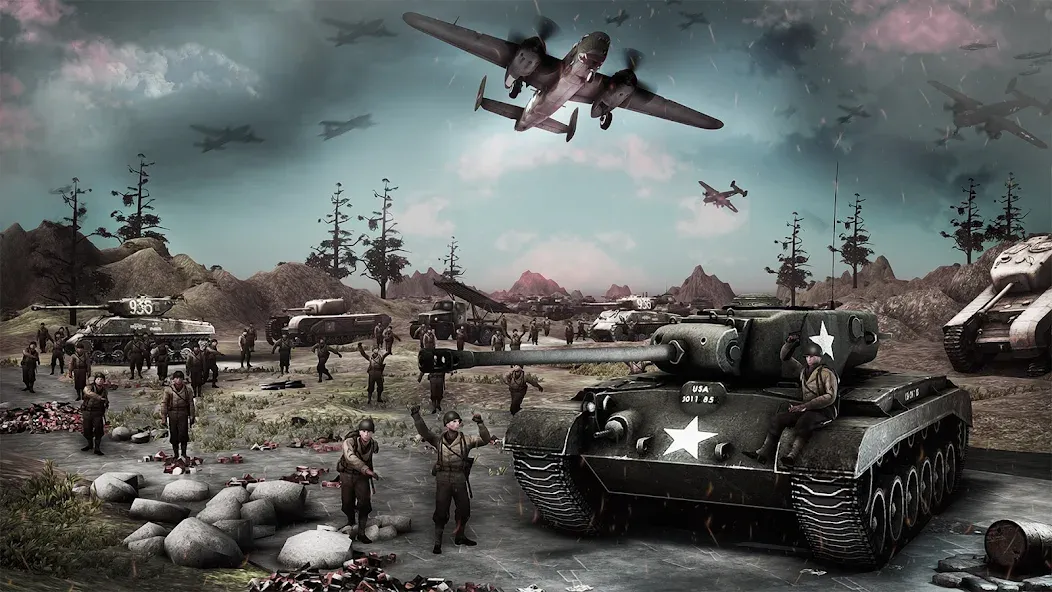 Medal of War – WW2 Games 2024  [МОД Menu] Screenshot 4