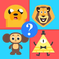 Взлом Cartoon Quiz  [МОД Unlocked] - стабильная версия apk на Андроид