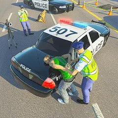 Скачать взлом Police Simulator Job Cop Game  [МОД Unlocked] - стабильная версия apk на Андроид