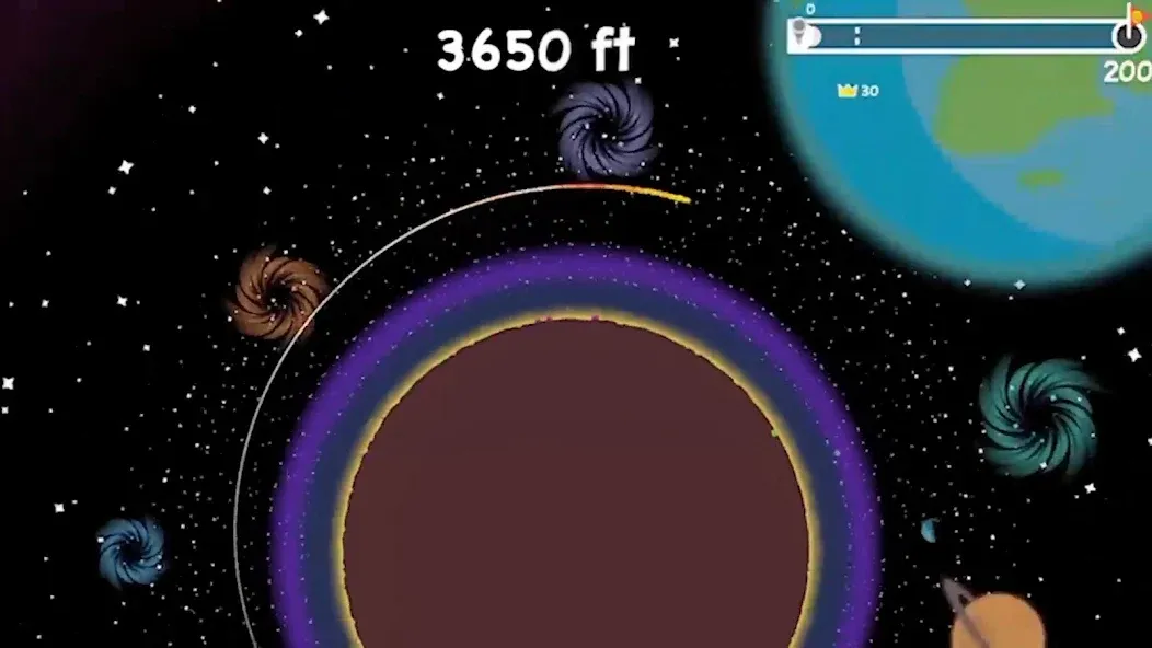 Golf Orbit: Oneshot Golf Games  [МОД Много монет] Screenshot 3