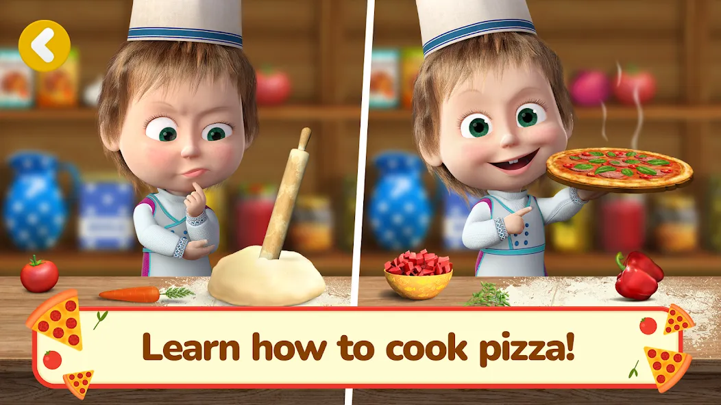 Masha and the Bear Pizza Maker  [МОД Unlocked] Screenshot 3