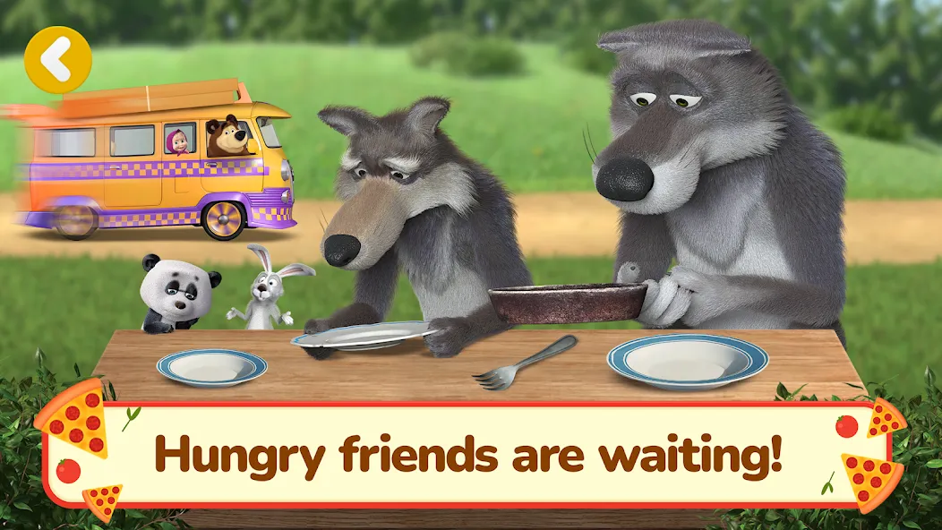 Masha and the Bear Pizza Maker  [МОД Unlocked] Screenshot 5