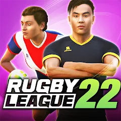 Взлом Rugby League 22 (Рубиги Лига 22)  [МОД Mega Pack] - полная версия apk на Андроид