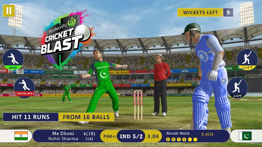 World Cricket Games Offline  [МОД Бесконечные деньги] Screenshot 2