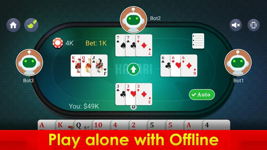 Hazari - 1000 Points Card Game (Хазари)  [МОД Бесконечные монеты] Screenshot 3