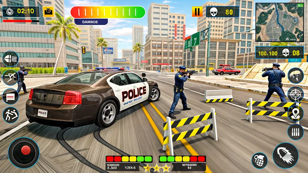 US Police Shooting Crime City  [МОД Mega Pack] Screenshot 2