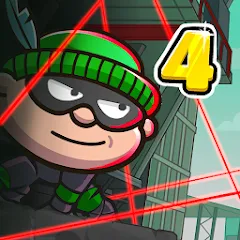 Взломанная Bob The Robber 4 (Боб Грабитель 4)  [МОД Много монет] - полная версия apk на Андроид