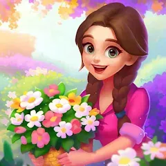 Скачать взломанную Dream Flower Dressup  [МОД Много денег] - полная версия apk на Андроид