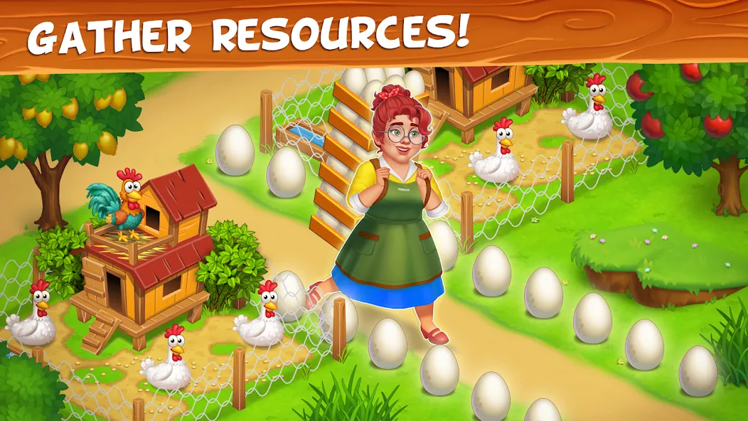 Farm Town - Family Farming Day (Фарм Таун)  [МОД Unlimited Money] Screenshot 3