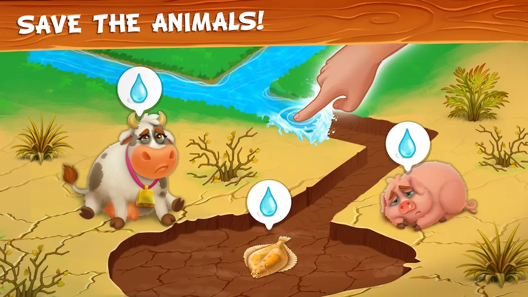 Farm Town - Family Farming Day (Фарм Таун)  [МОД Unlimited Money] Screenshot 5