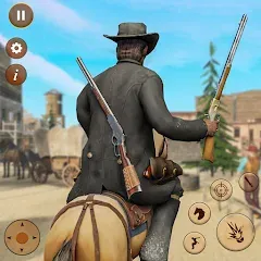 Взлом West Cowboy Shooting Games 3D  [МОД Бесконечные монеты] - последняя версия apk на Андроид