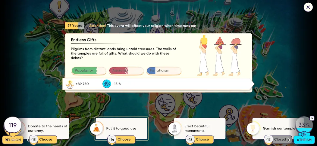 Religion Inc. God Simulator (Релиджн Инк)  [МОД Меню] Screenshot 4