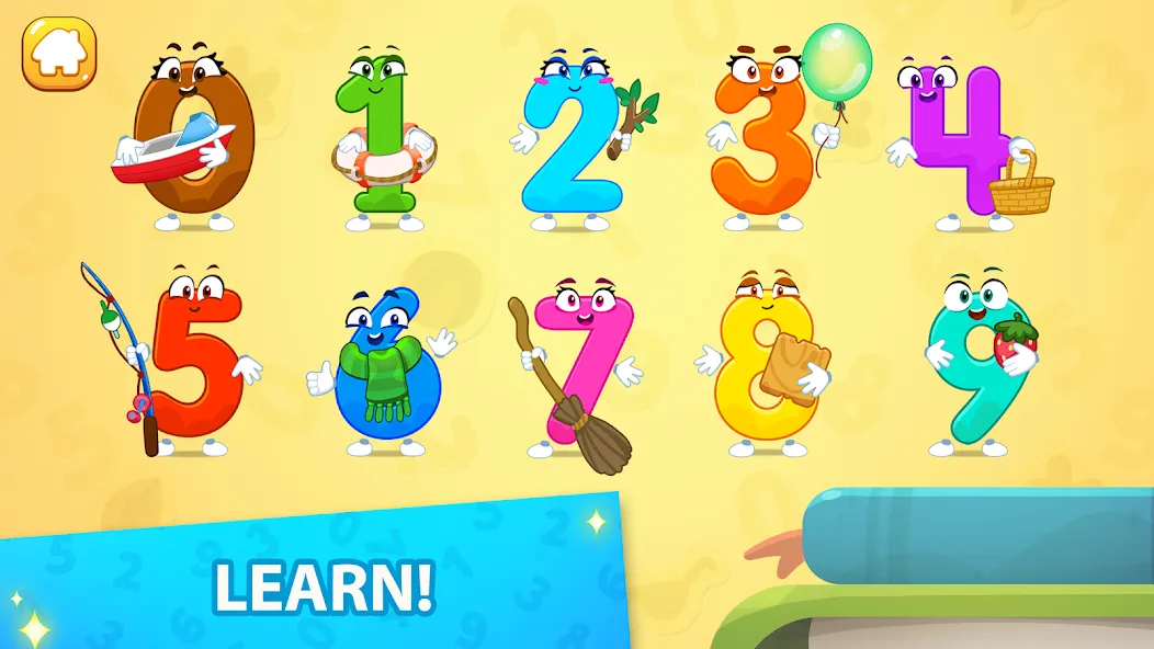 Numbers for kid Learn to count  [МОД Много денег] Screenshot 2