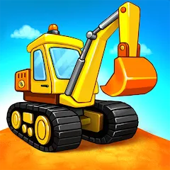Скачать взломанную Car & Games for kids building  [МОД Mega Pack] - полная версия apk на Андроид