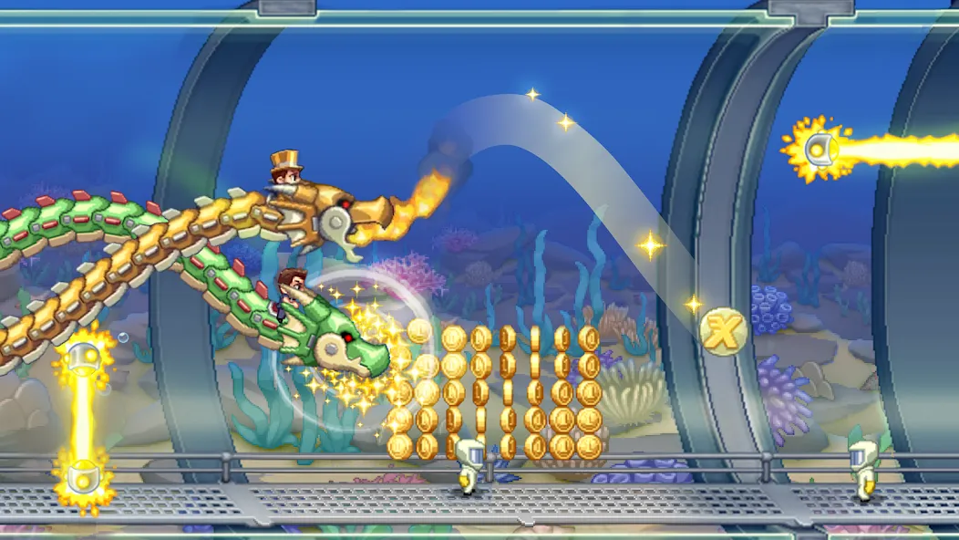 Jetpack Joyride (Джетпак Джойрайд)  [МОД Бесконечные монеты] Screenshot 1