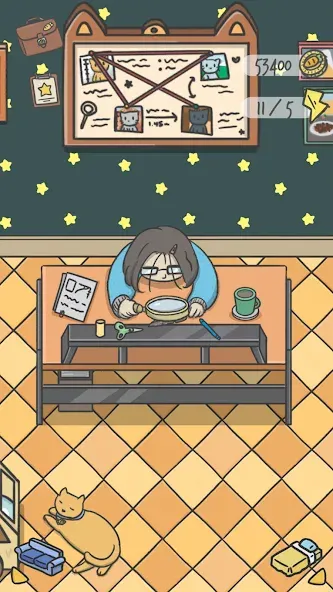 Hidden Cats Detective Agency  [МОД Бесконечные монеты] Screenshot 1