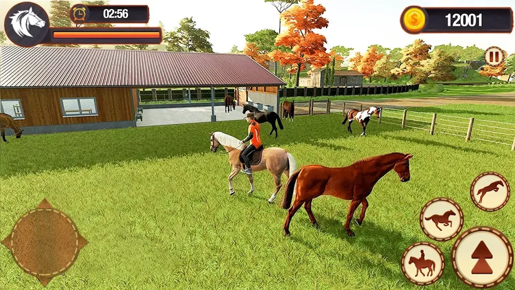 My Horse Herd Care Simulator (Мой симулятор ухода за стадом лошадей)  [МОД Menu] Screenshot 1