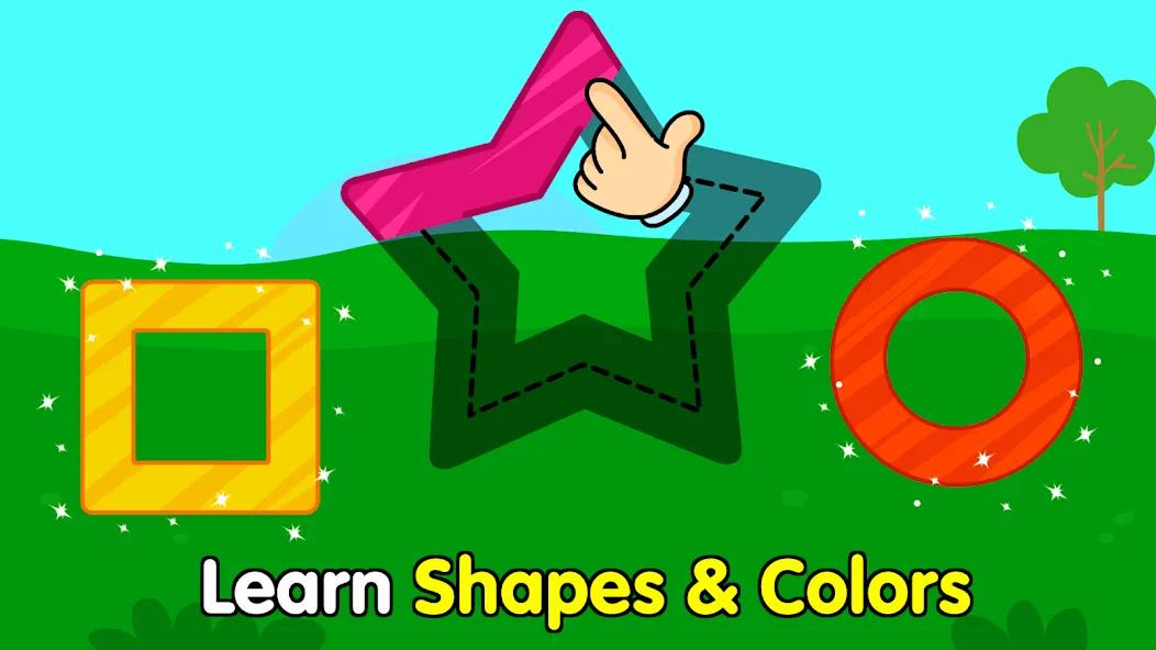 Shapes & Colors Games for Kids  [МОД Бесконечные монеты] Screenshot 1