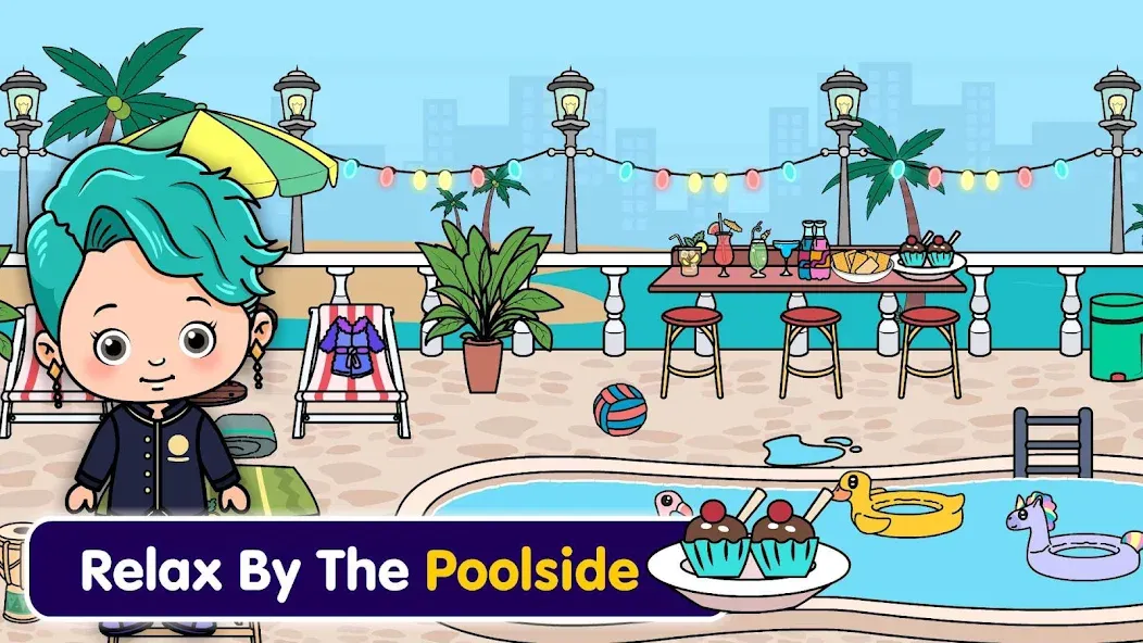 Tizi Town - My Hotel Games  [МОД Много монет] Screenshot 4