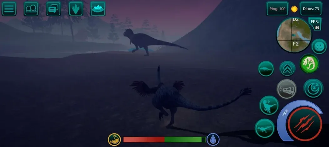 The Cursed Dinosaur Isle: Game  [МОД Menu] Screenshot 5