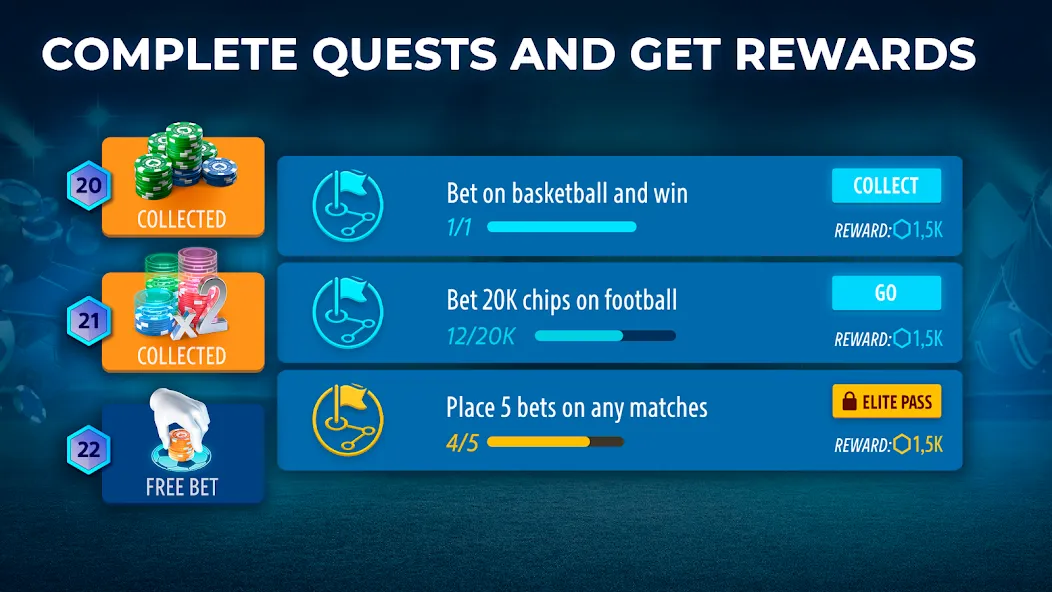 Sportsbook by Pokerist  [МОД Бесконечные монеты] Screenshot 3