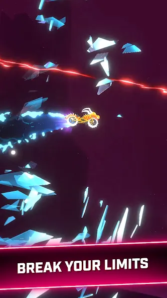 Rider Worlds - Neon Bike Races (Райдер Ворлдс)  [МОД Menu] Screenshot 1