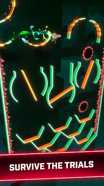 Rider Worlds - Neon Bike Races (Райдер Ворлдс)  [МОД Menu] Screenshot 2